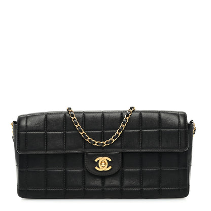 Chanel Lambskin East West Chocolate Bar Flap Brown 1 of 10