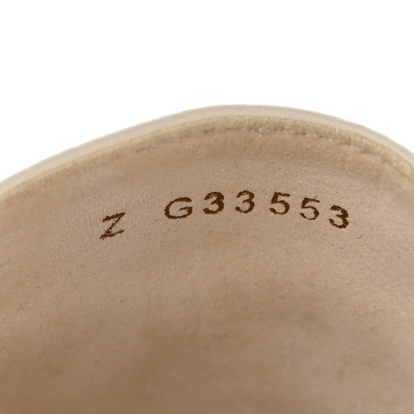Goatskin CC Espadrille Mules 38 Ivory