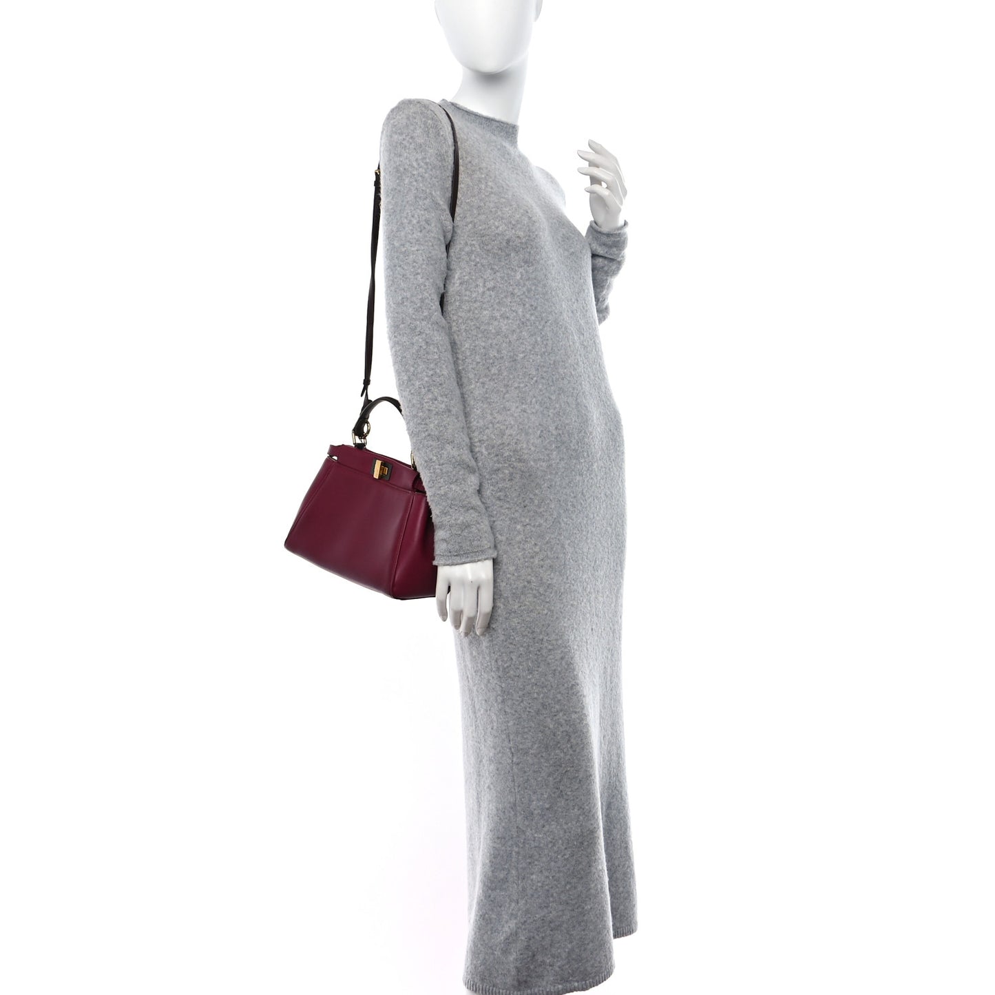 Nappa Mini Peekaboo Iconic Satchel Cherry Moresco Amido