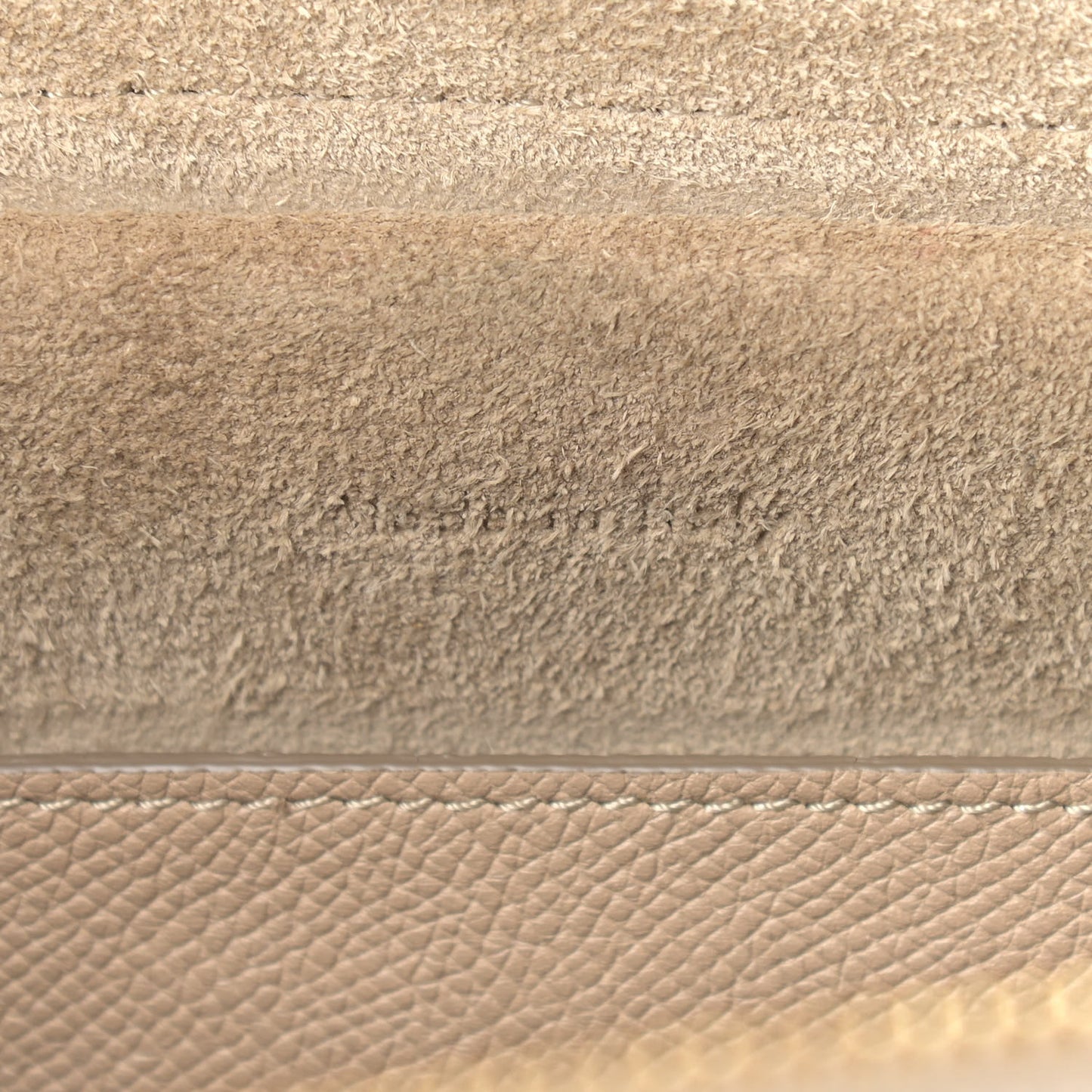 Grained Calfskin Micro Belt Bag Light Taupe