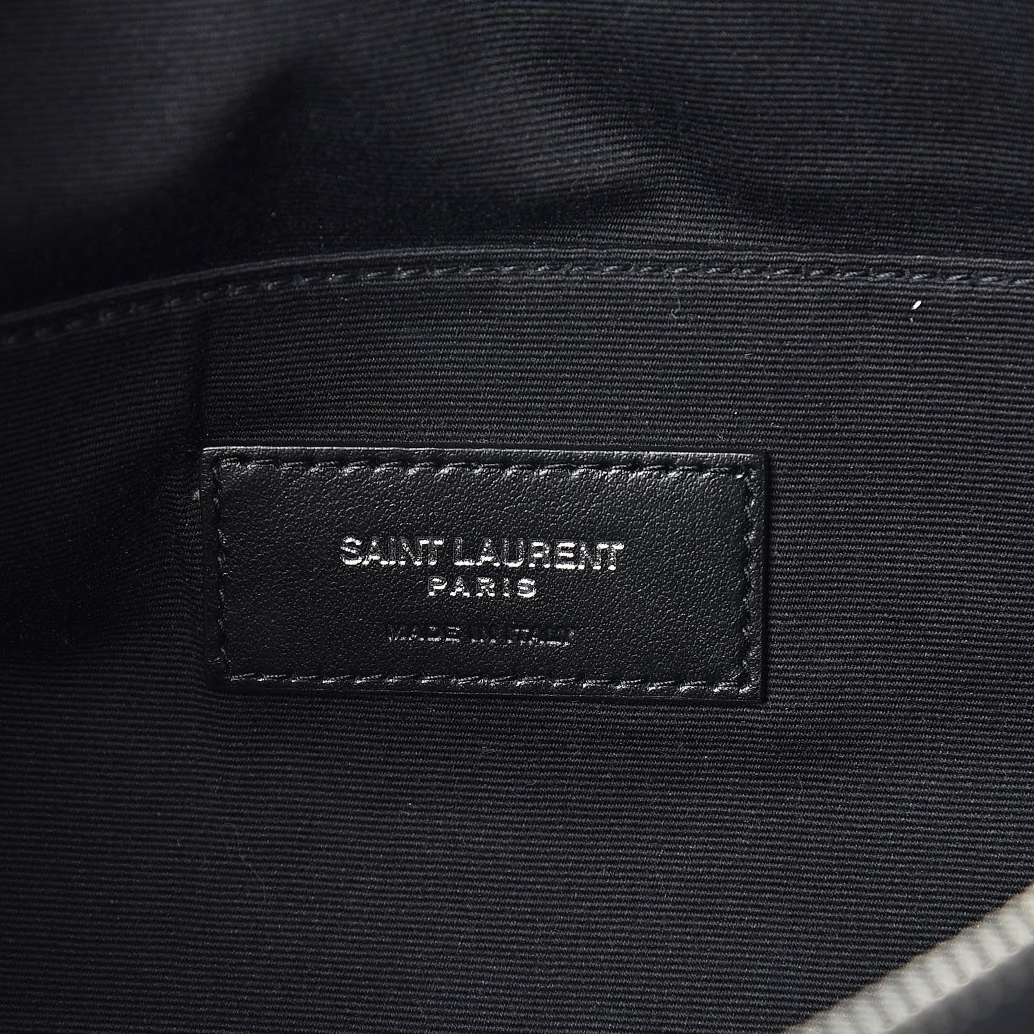 Saint Laurent Calfskin Monogram Belt Bag Black 6 of 10