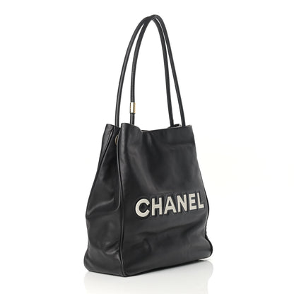 Chanel Lambskin Camellia Tote Black 3 of 16