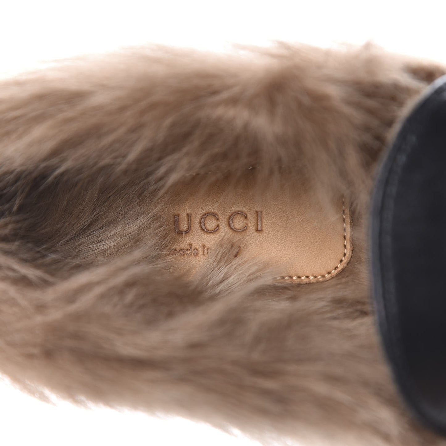 Malaga Kid Fur Womens Jordaan Loafers 41 Black Natural