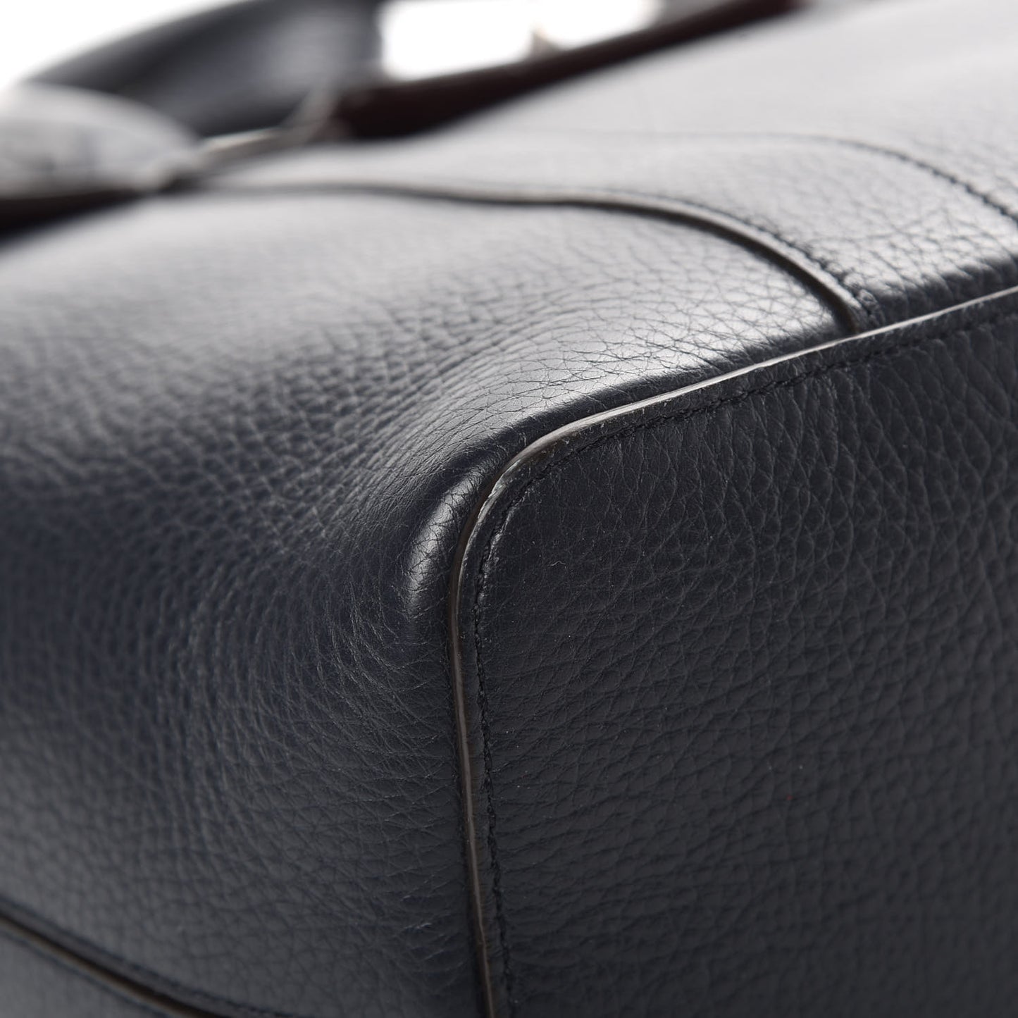 Classic Grain Calfskin Small Bayswater Backpack Midnight Blue
