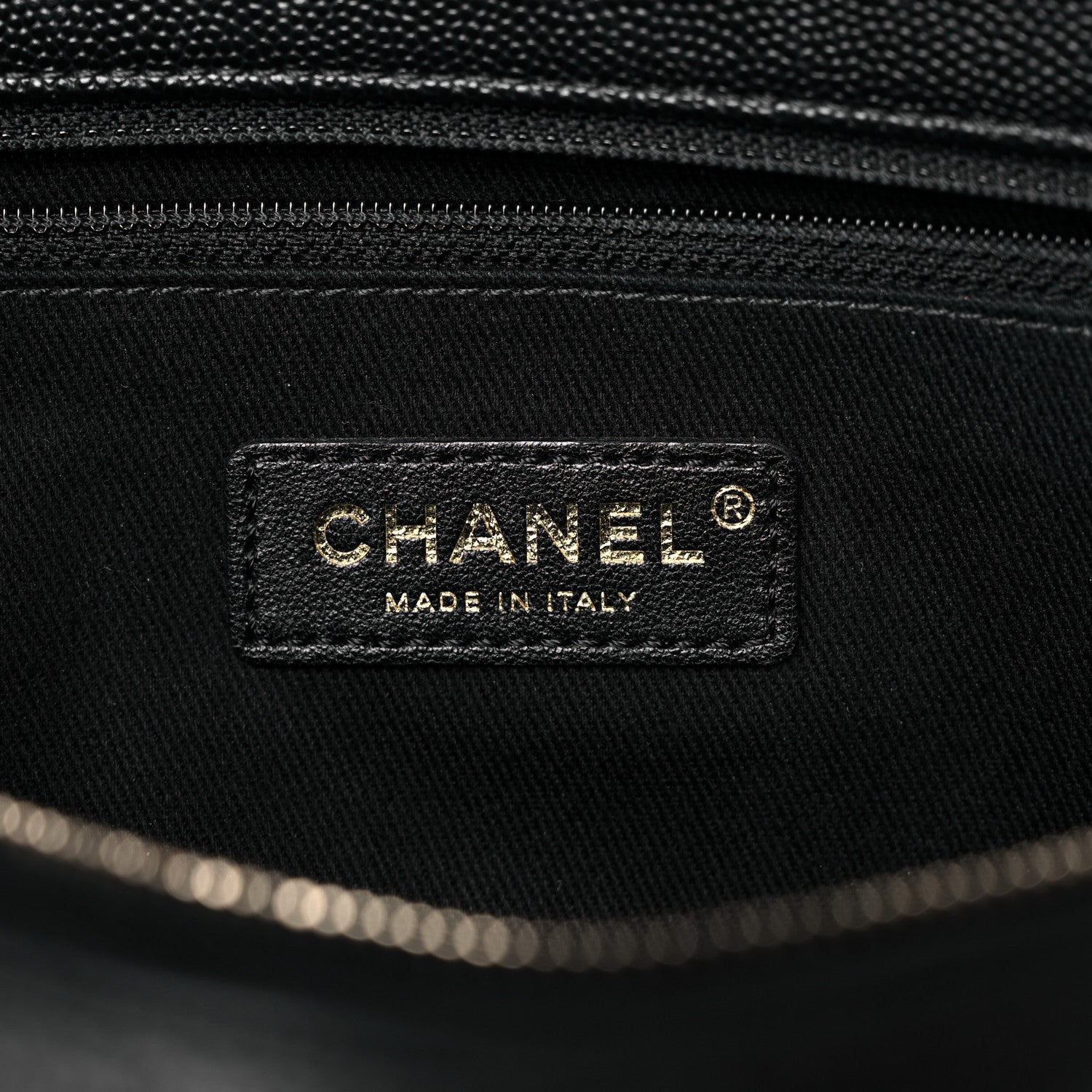 Chanel Caviar Lizard Quilted Medium Coco Handle Flap Black 6 of 16
