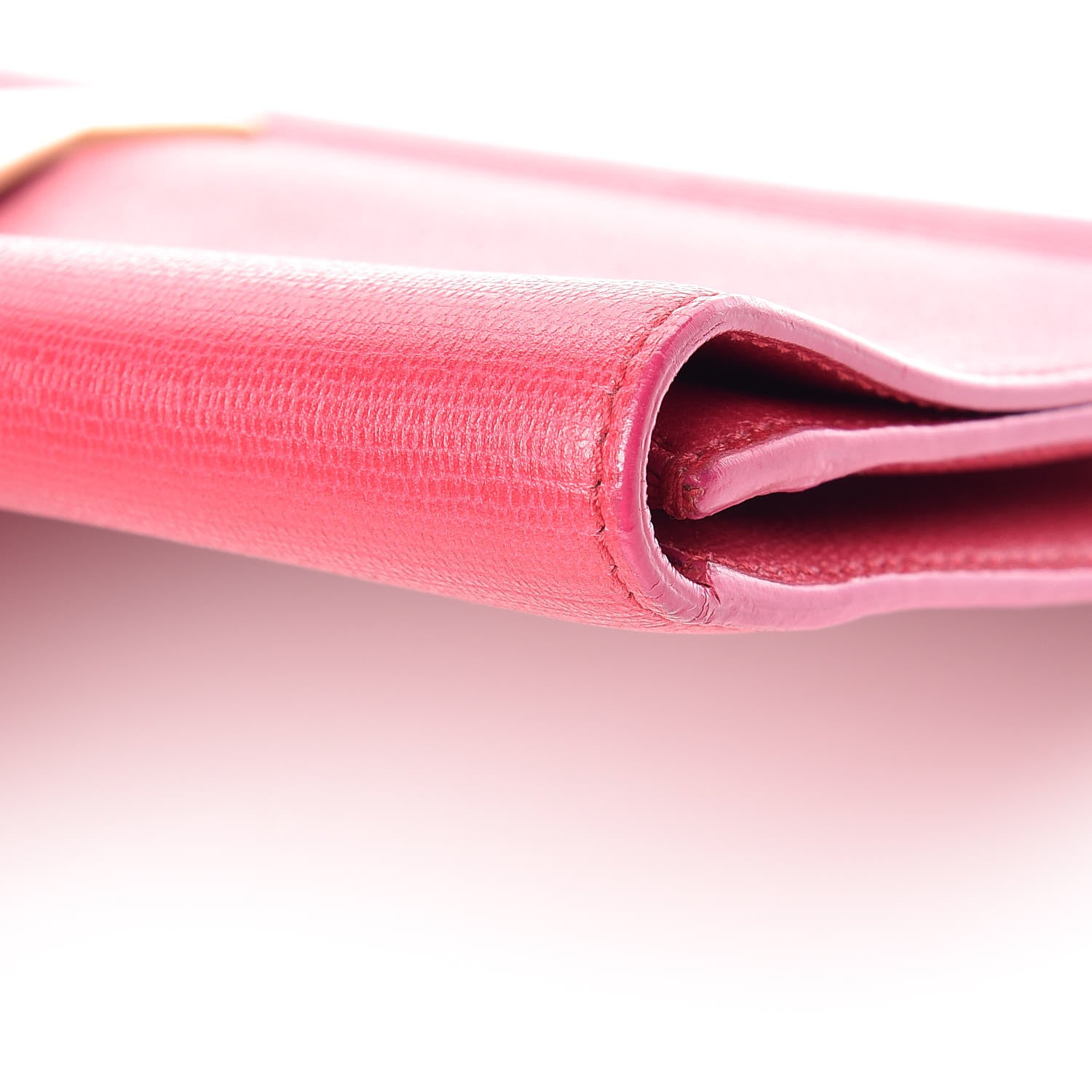 Saint Laurent Textured Calfskin Y Ligne Clutch Fuchsia 14 of 15