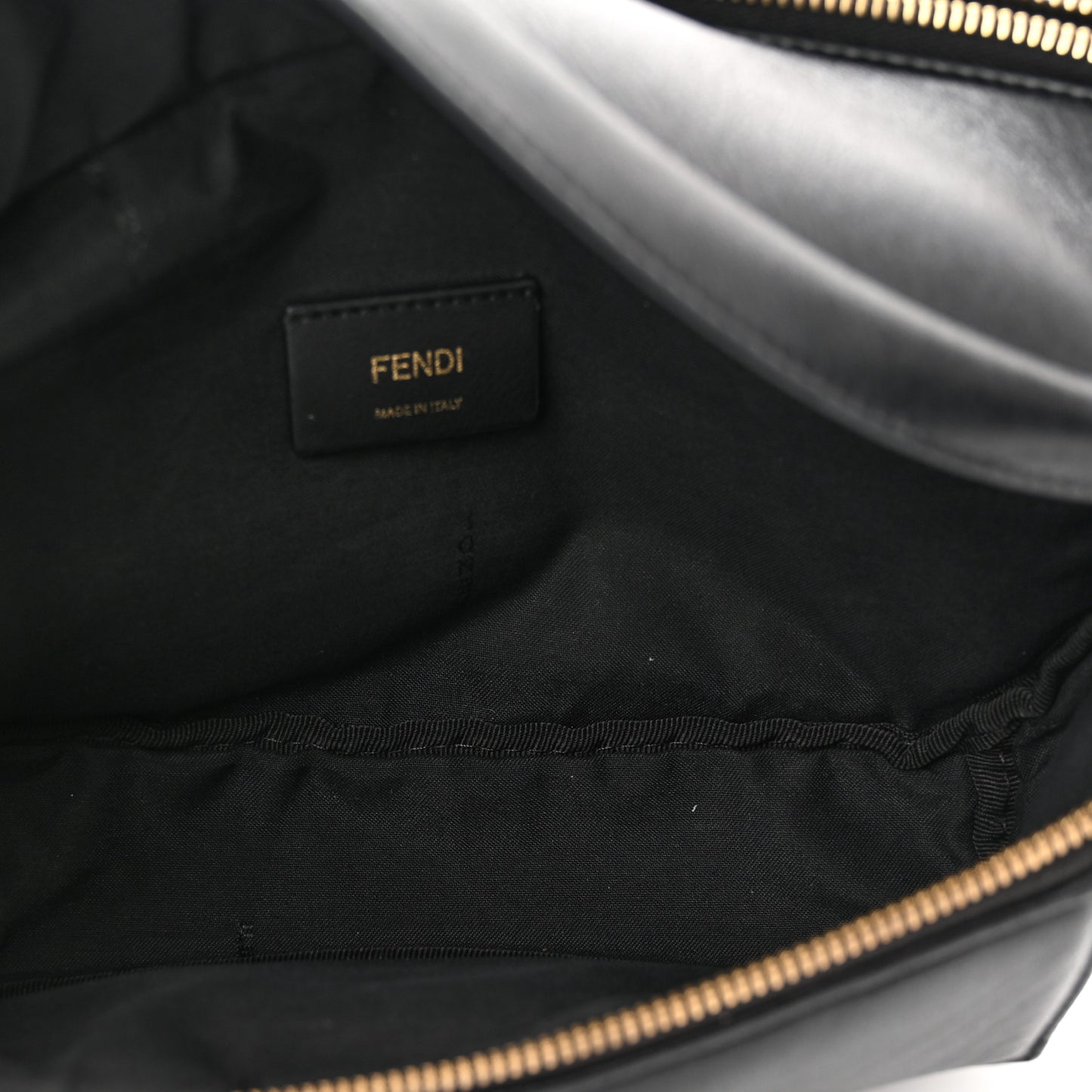 Nappa Apolo Baguette Belt Bag Black Tobacco
