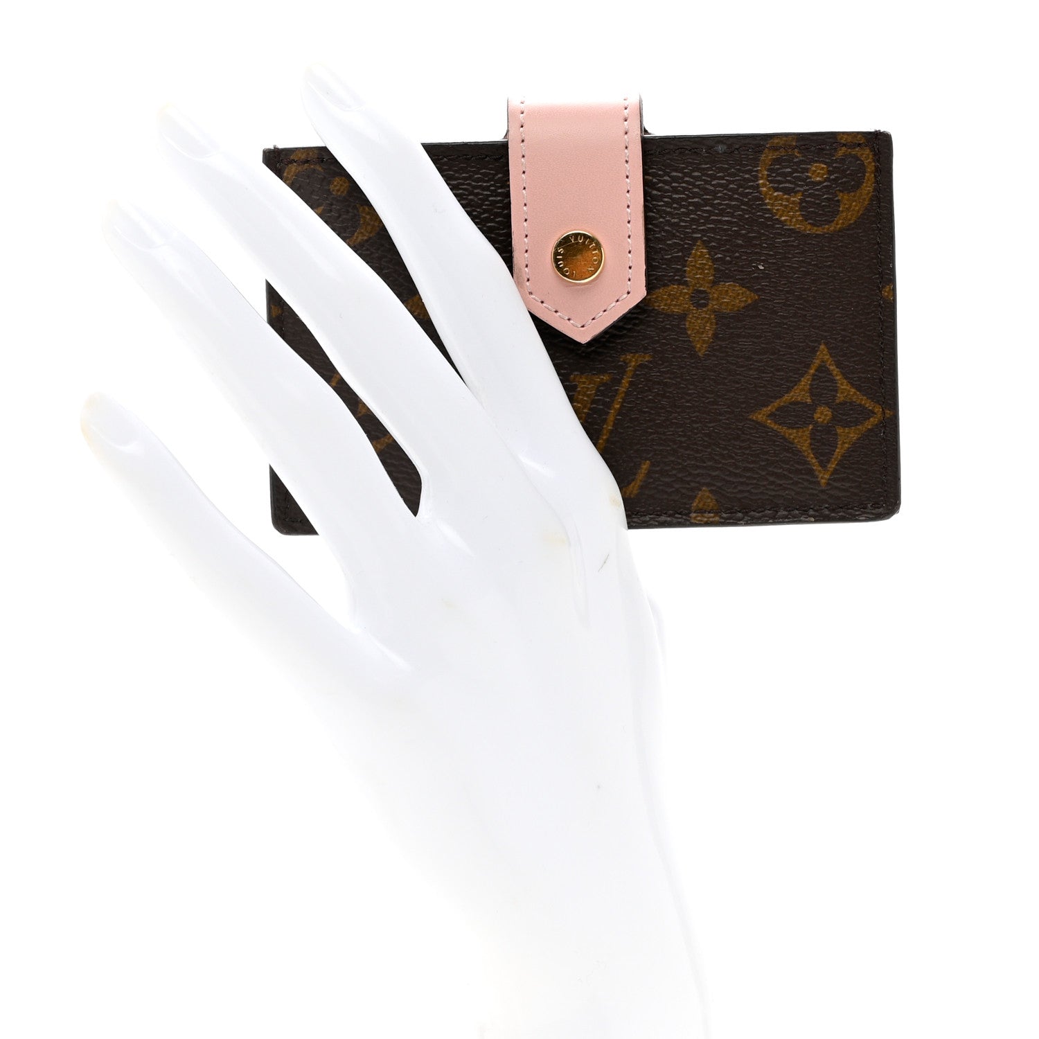 Louis Vuitton Monogram Gusset Card Holder Rose Ballerine 2 of 6