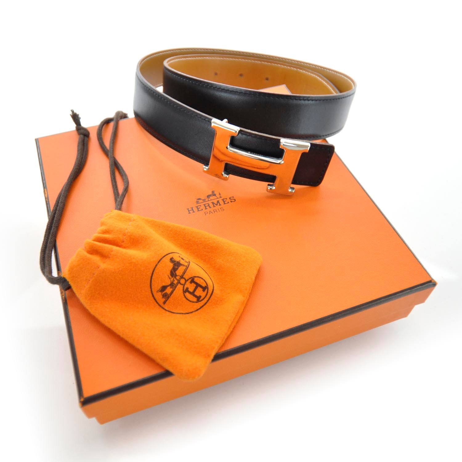 Hermes Box Reversible H Belt 75 4 of 7