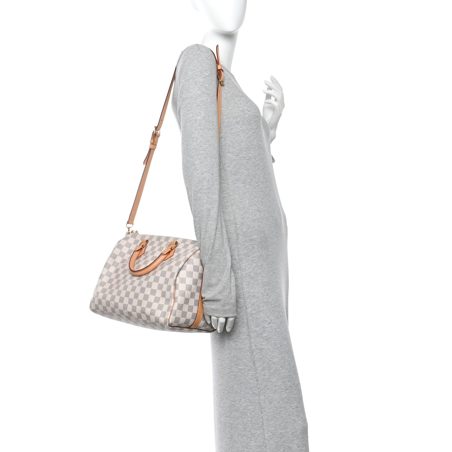 Louis Vuitton Damier Azur Speedy Bandouliere 30 2 of 9