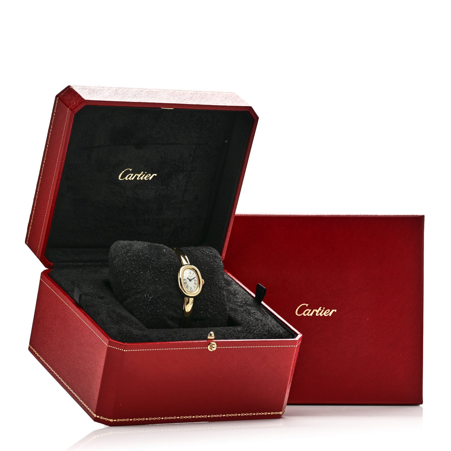 Cartier 18K Yellow Gold 19mm Baignoire Quartz Watch 5 of 5