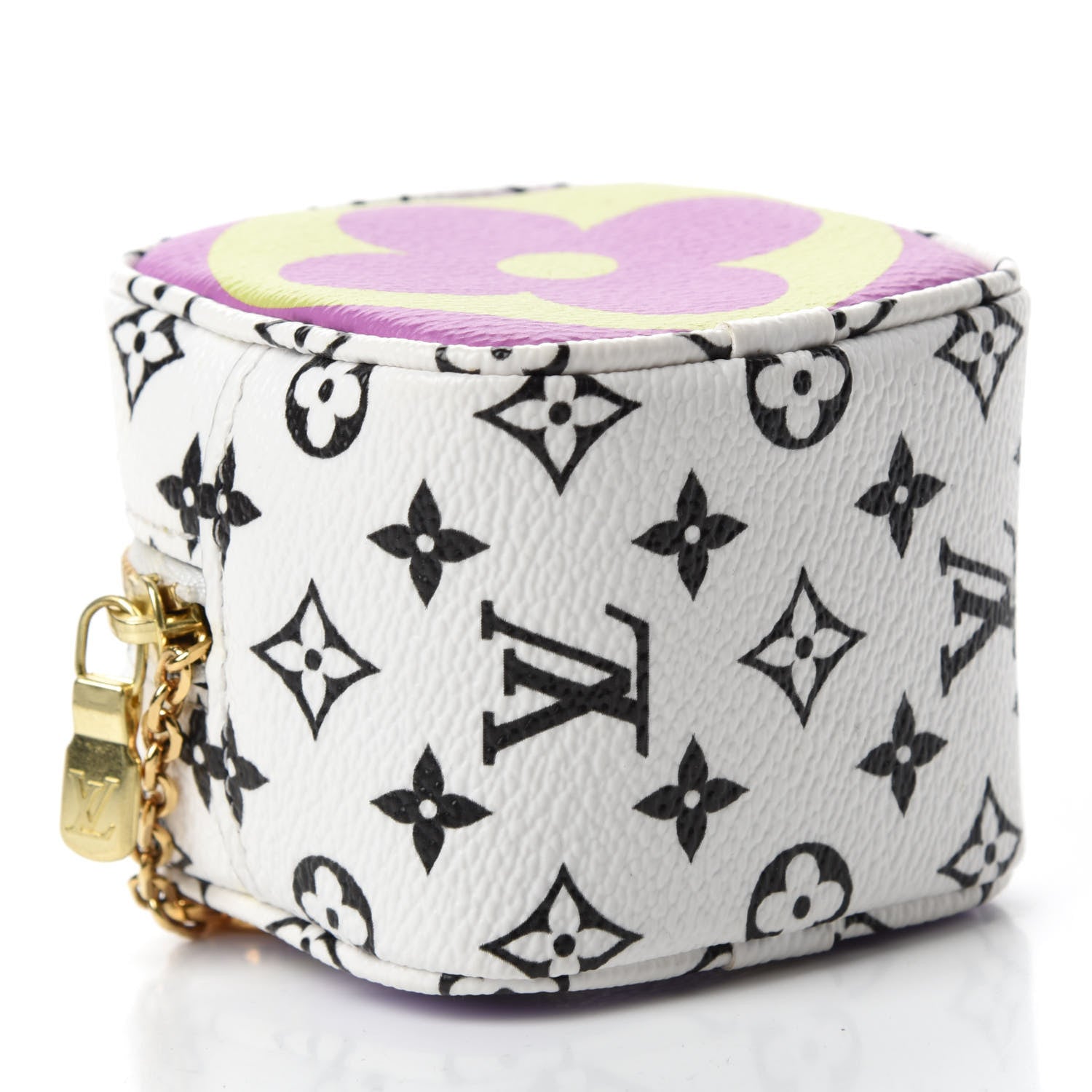 Louis Vuitton Monogram Giant Cube Coin Purse Pink 4 of 7