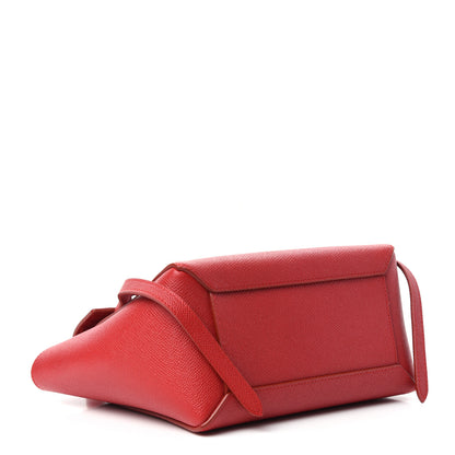 Celine Grained Calfskin Nano Belt Bag Coquelicot 4 of 9