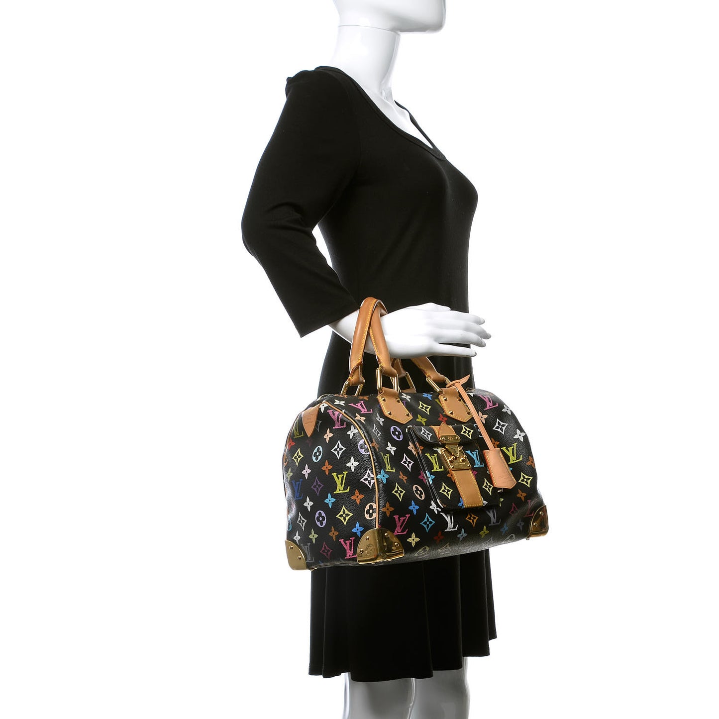 Monogram Multicolor Speedy 30 Black