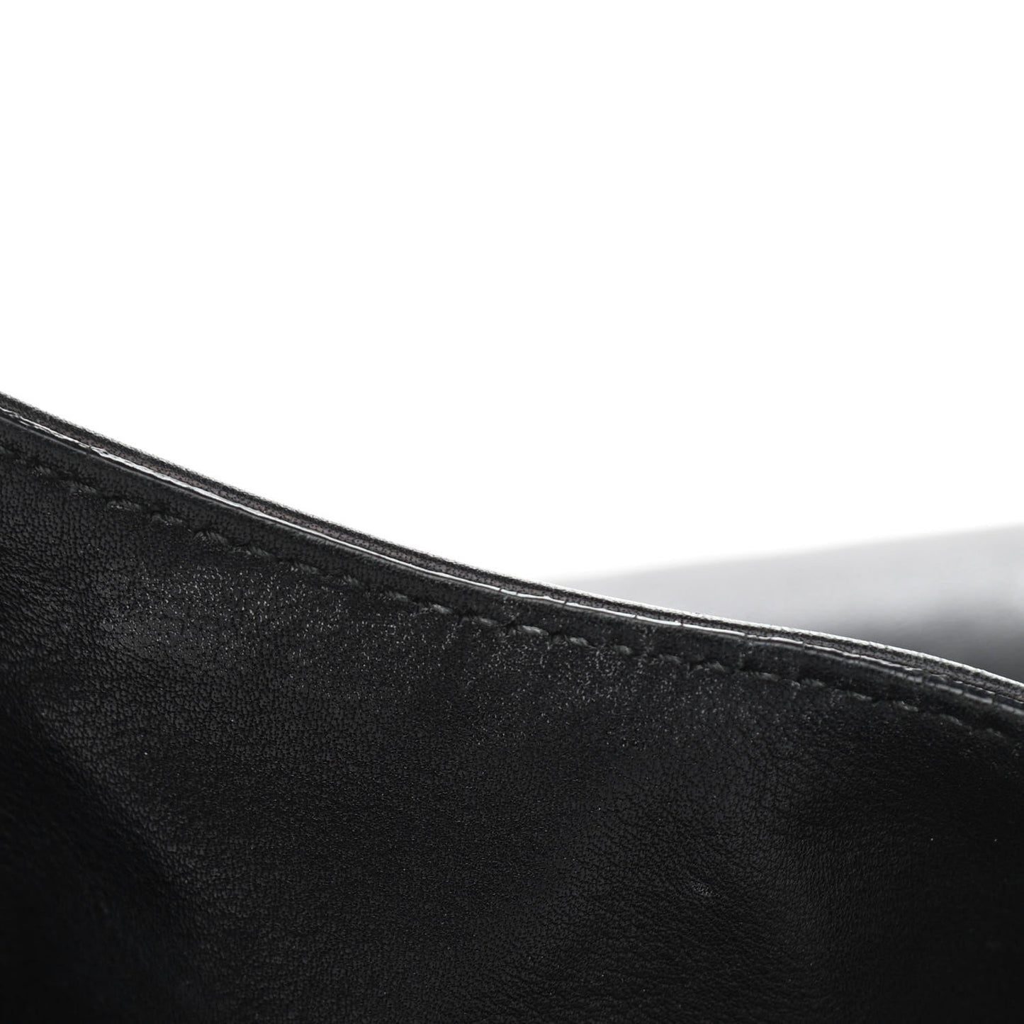 Soft Calf Chain Tote Black