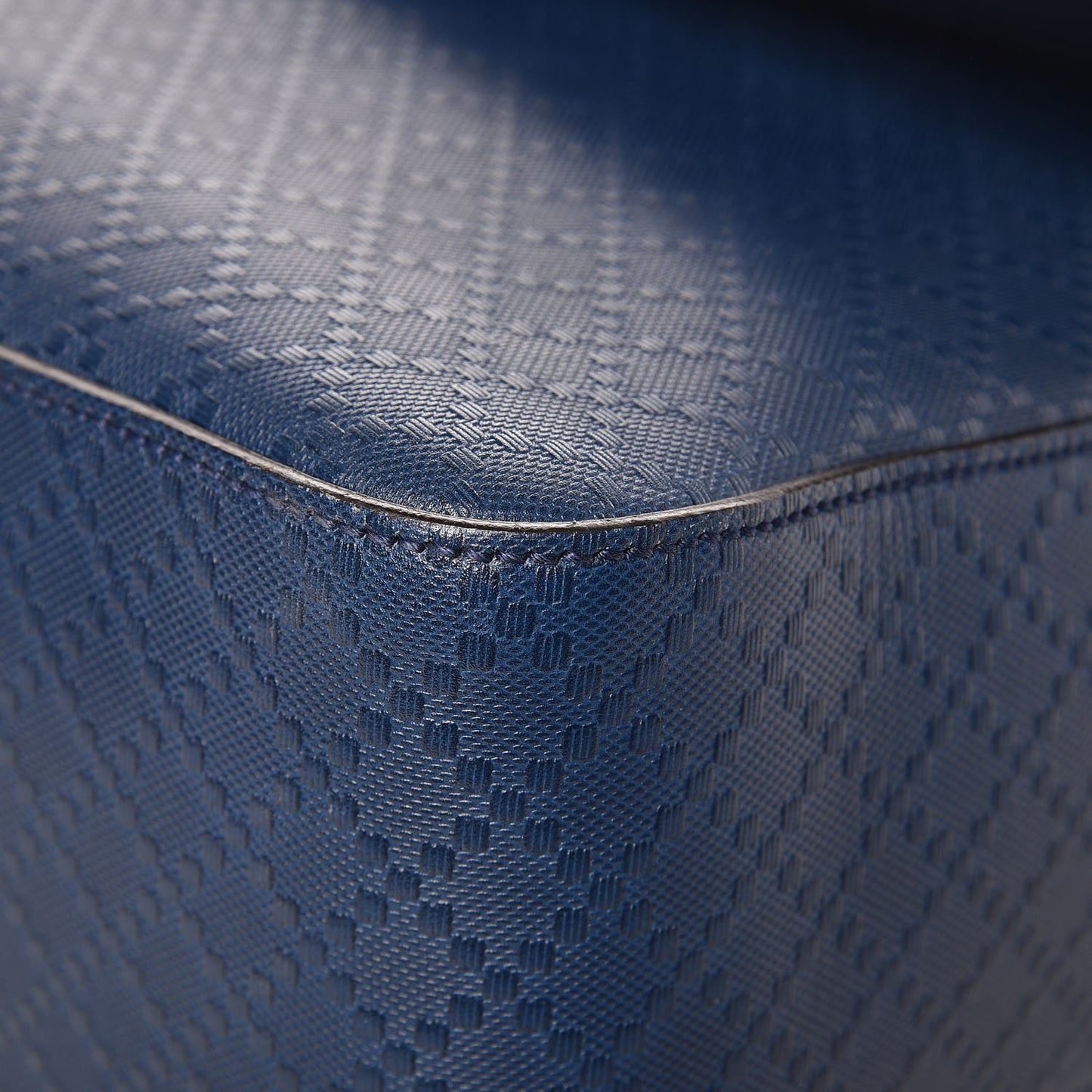 Diamante Medium Flap Messenger Bag Blue