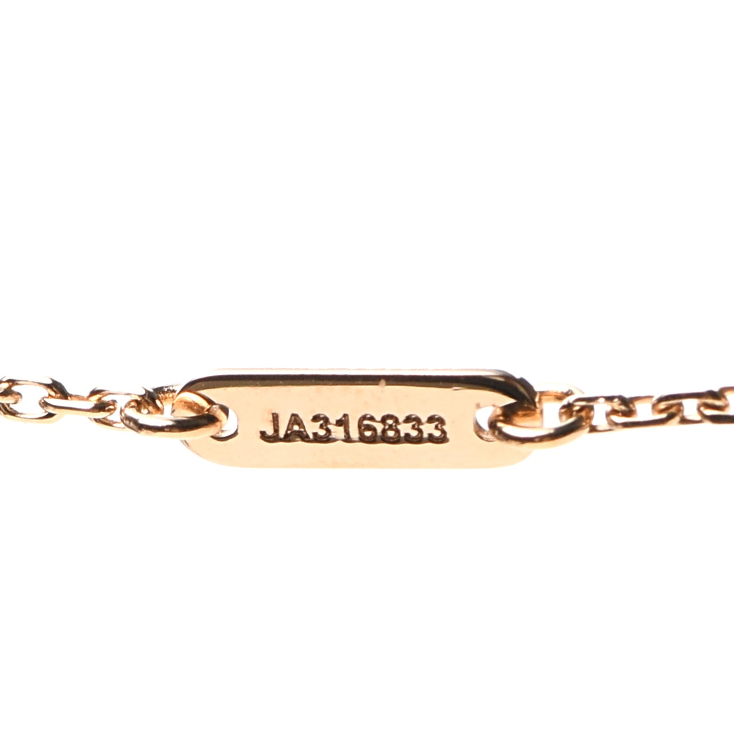 18K Rose Gold Carnelian Sweet Alhambra Pendant Necklace