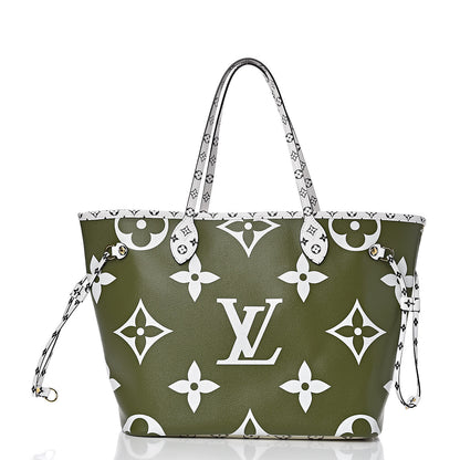 Louis Vuitton Monogram Giant Neverfull MM Kaki 3 of 12