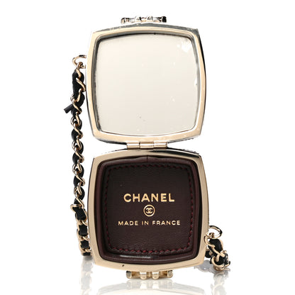 Chanel Lambskin Quilted Small Beauty Box Clutch With Chain Black 5 of 9