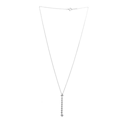 Tiffany Platinum Diamond Grace Pendant Necklace 3 of 7