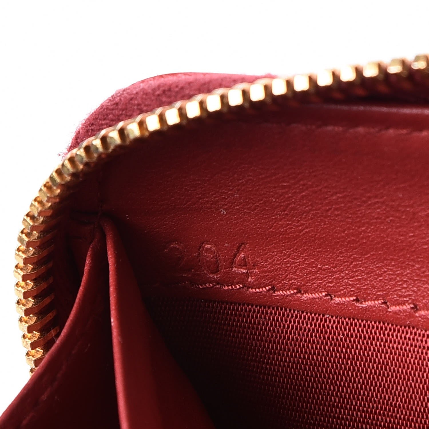 Prada Vitello Move Zip Around Wallet Rosso 7 of 9