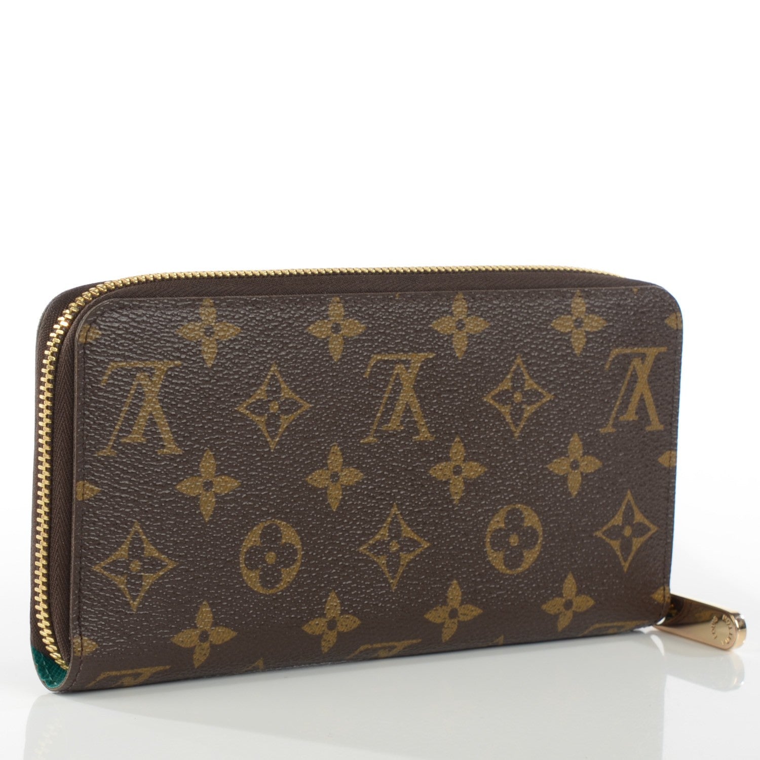 Louis Vuitton Monogram V Zippy Wallet Turquoise 3 of 7