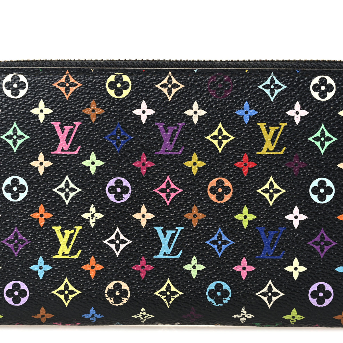 Monogram Multicolor Zippy Wallet Black Grenade