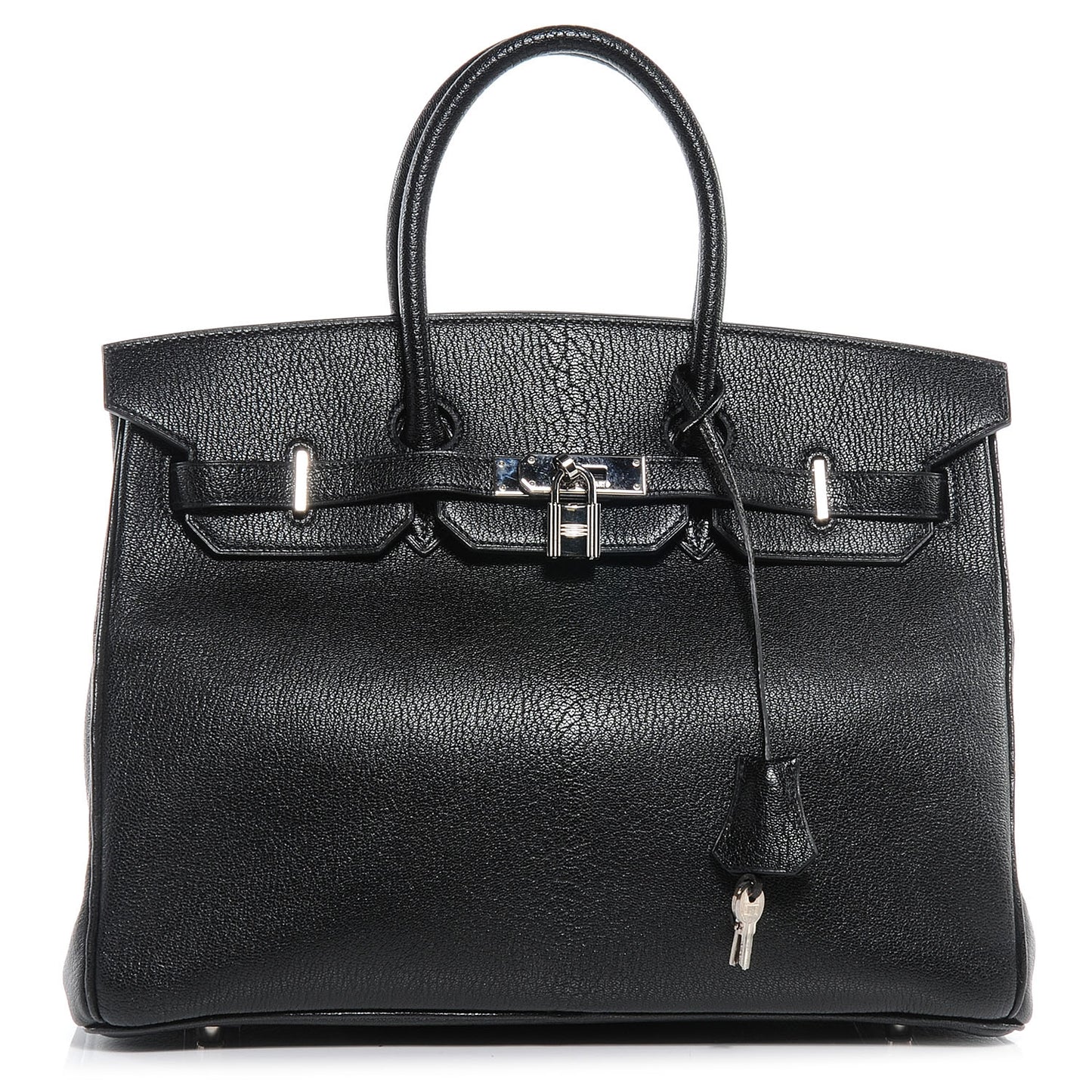 Chevre Birkin 35 Black
