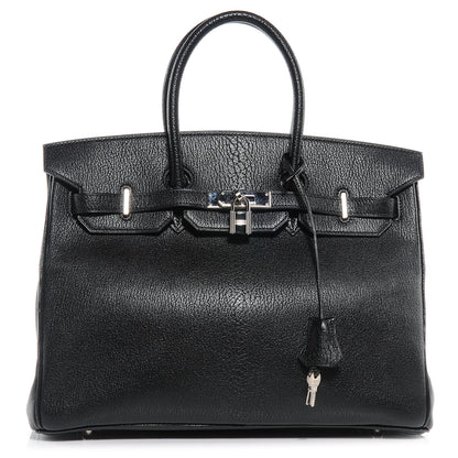 Hermes Chevre Birkin 35 Black 1 of 10