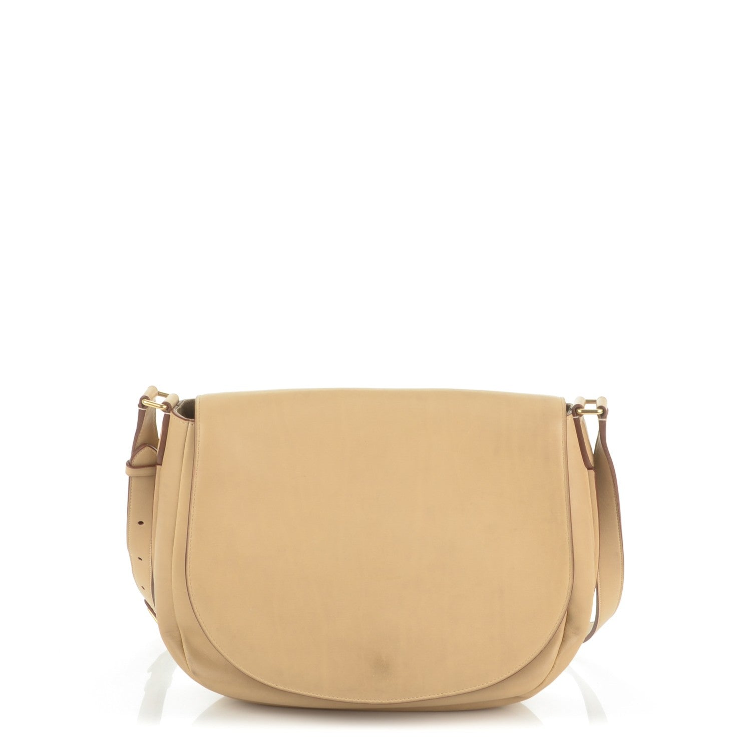 Celine Natural Calfskin Trotteur Messenger Chamois 1 of 8