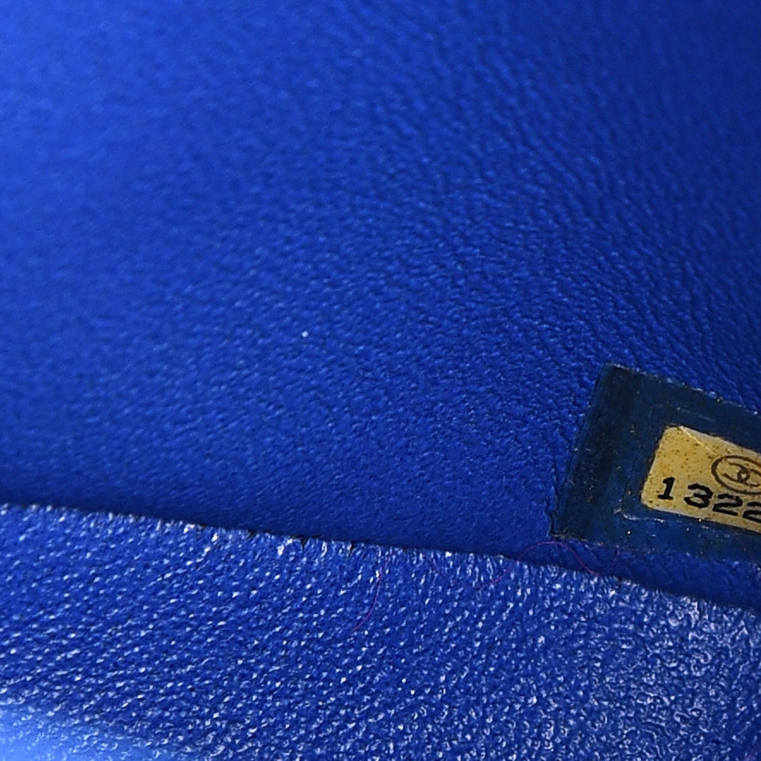 Chanel Caviar Quilted Jumbo Single Flap Blue 10 of 11