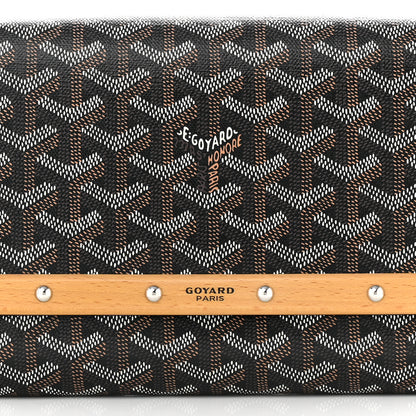 Goyard Goyardine Monte Carlo Bois Clutch With Strap Black 8 of 10