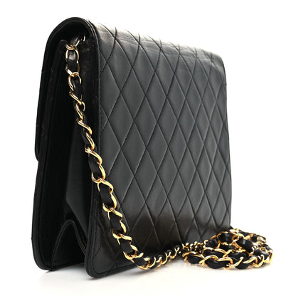 Chanel Lambskin Quilted Small Single Flap Black 2 of 9