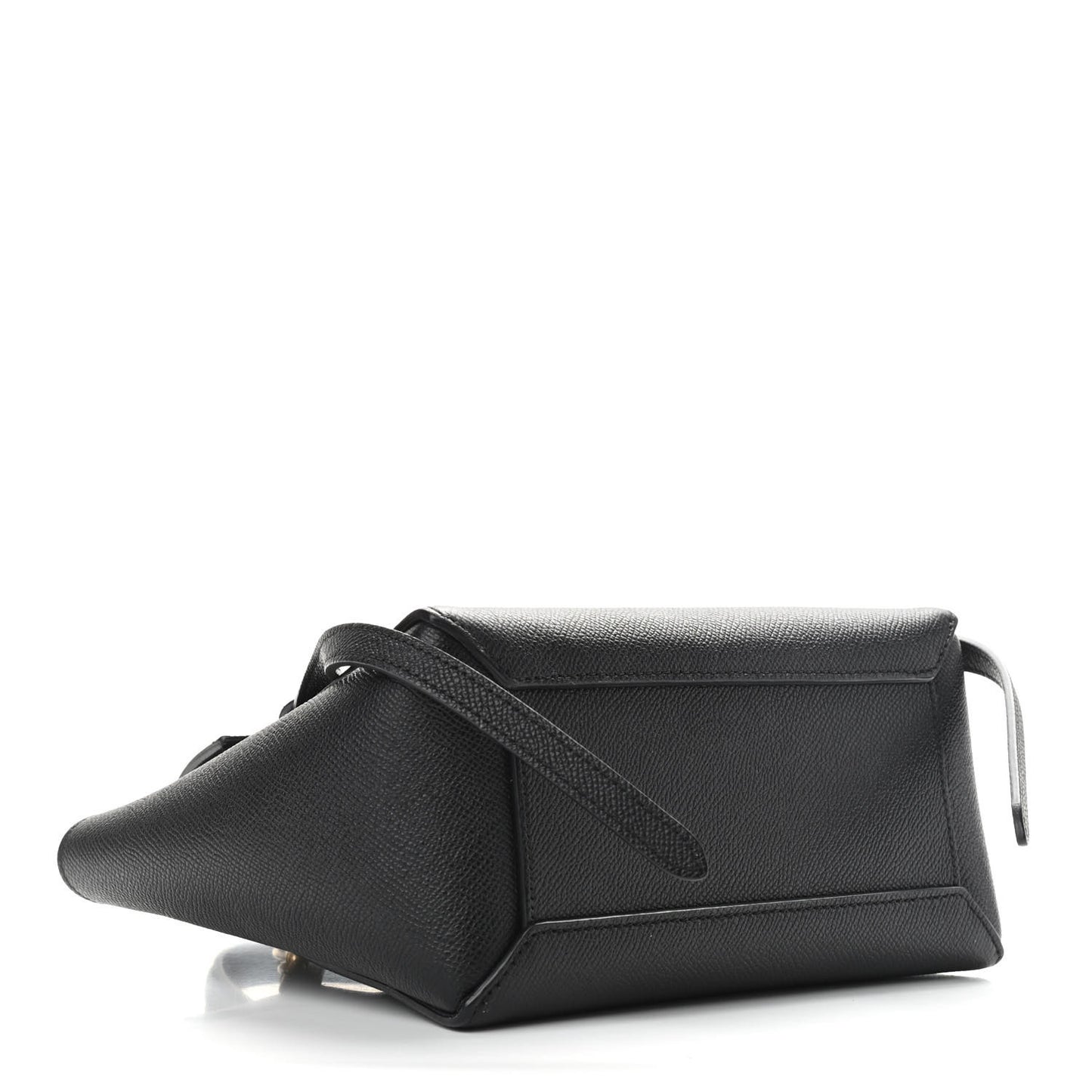 Grained Calfskin Nano Belt Bag Black