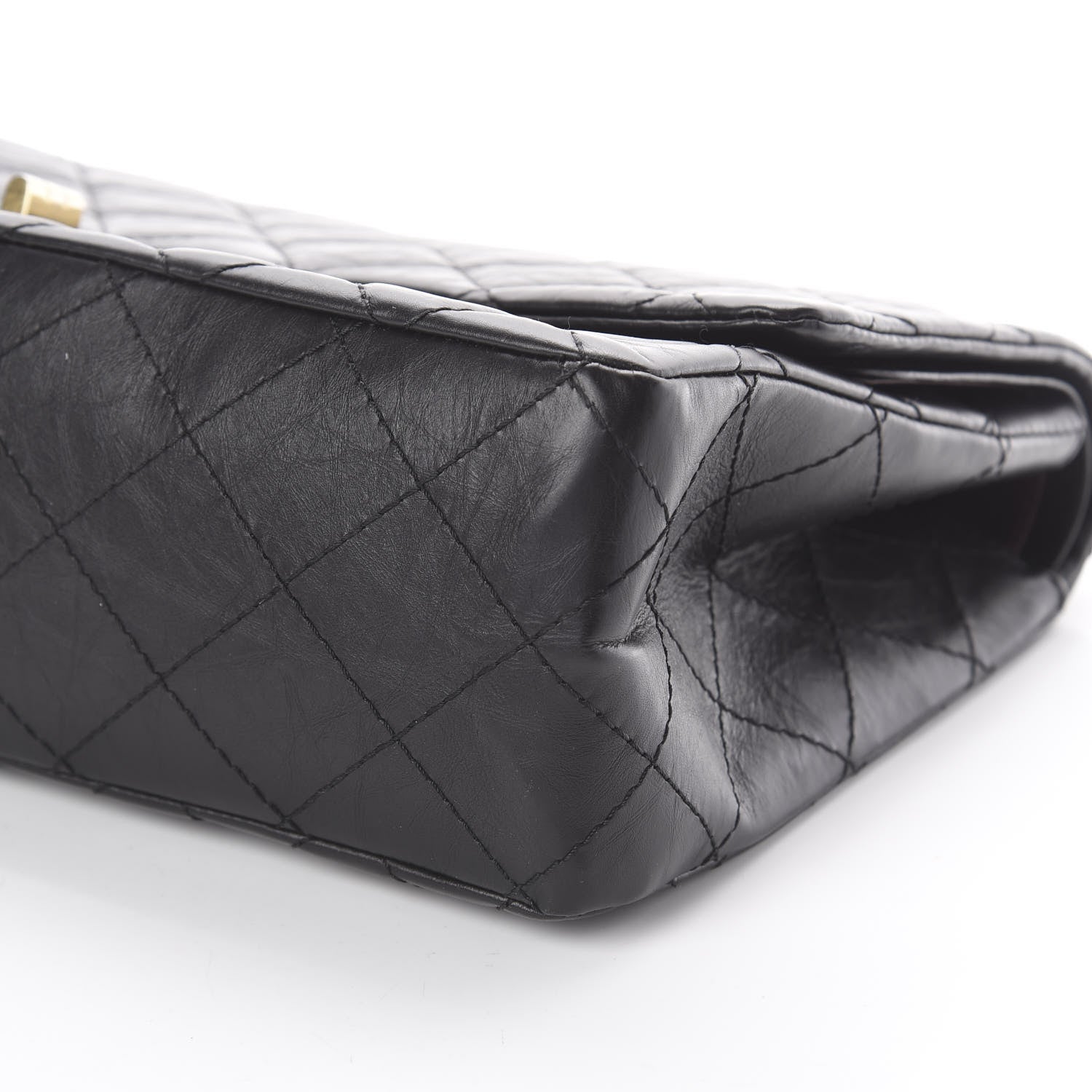 Chanel Aged Calfskin Quilted 2.55 Reissue 227 Flap Black 6 of 9