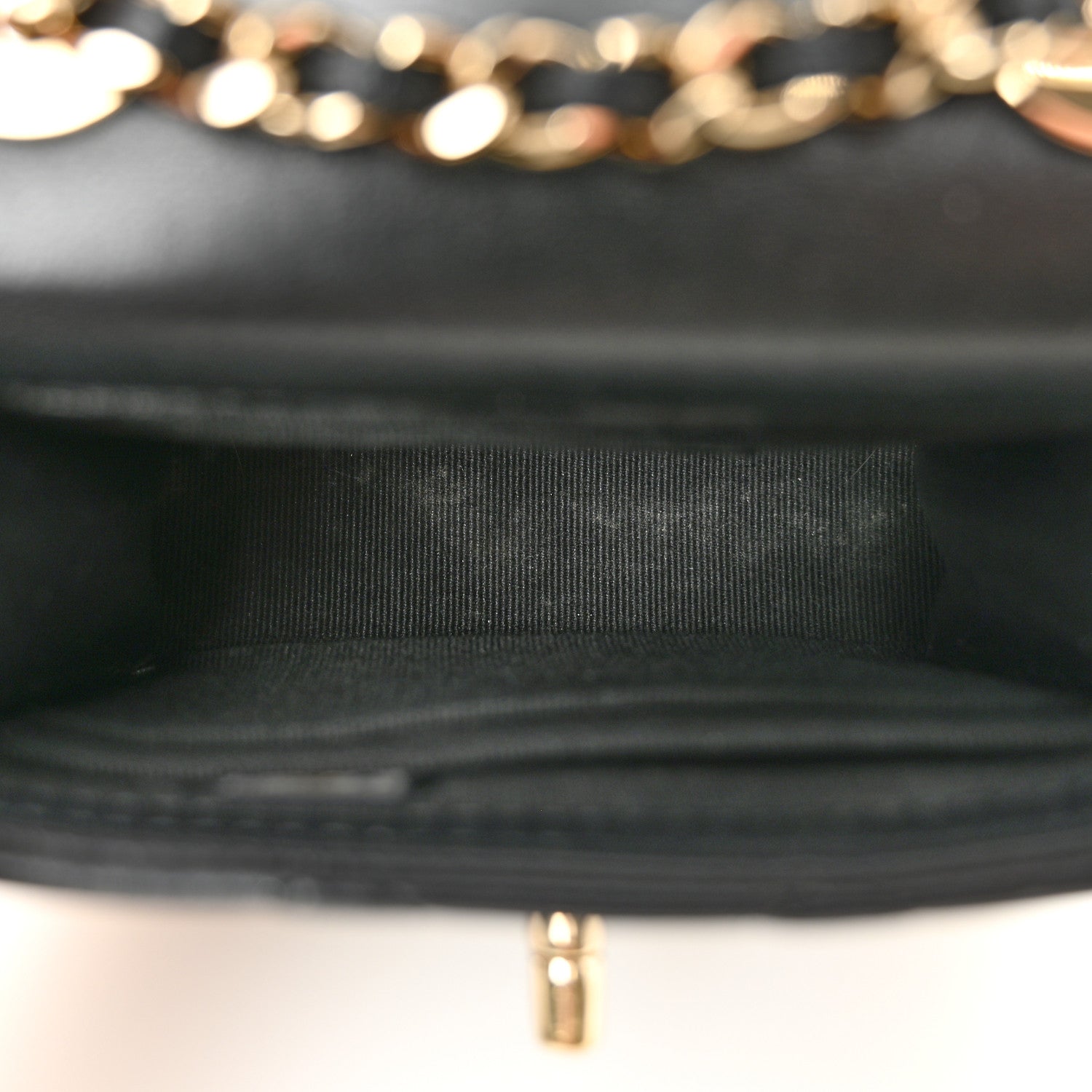 Chanel Lambskin Quilted Trendy CC Card Holder On Chain Black 4 of 9