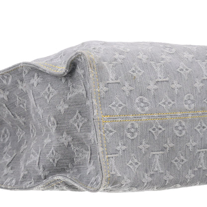 Louis Vuitton Monogram Denim Onthego MM Washed Grey 7 of 8