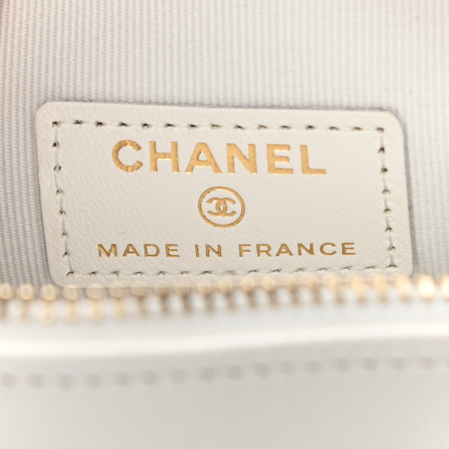 Chanel Lambskin Quilted CC In Love Heart Clutch With Chain White 6 of 11