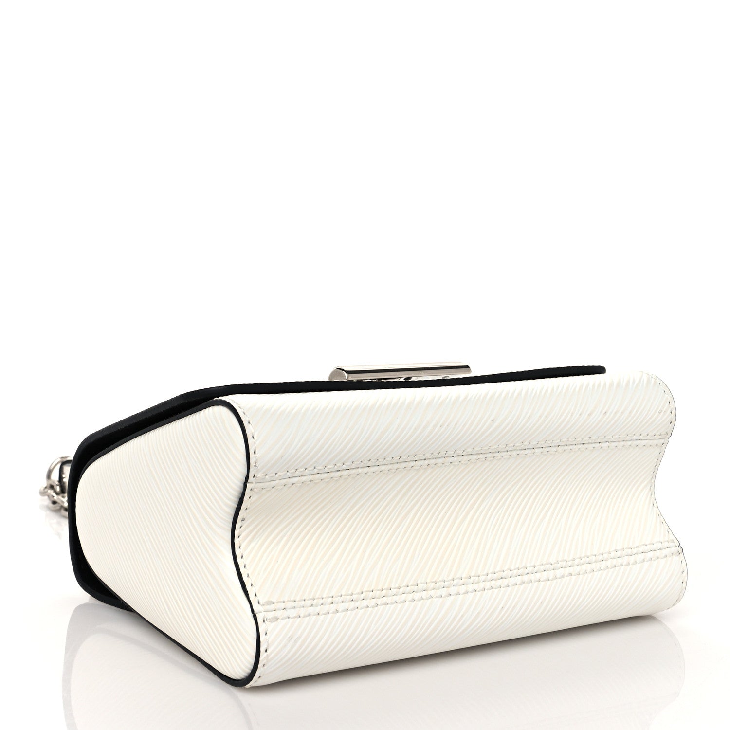 Louis Vuitton Epi Twist Shoulder Bag PM White 4 of 9