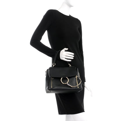 Chloe Calfskin Small Faye Day Shoulder Bag Black 3 of 9