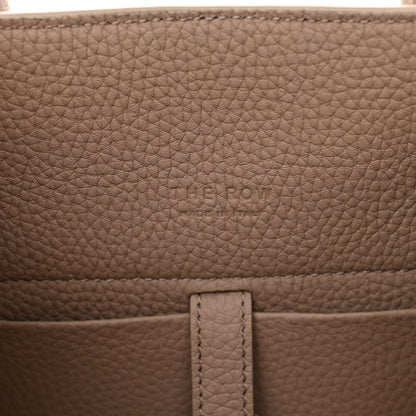 The Row Grained Calfskin Soft Margaux 10 Bag Silk 6 of 9