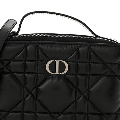 Christian Dior Calfskin Macrocannage Caro Box Bag Black 8 of 10