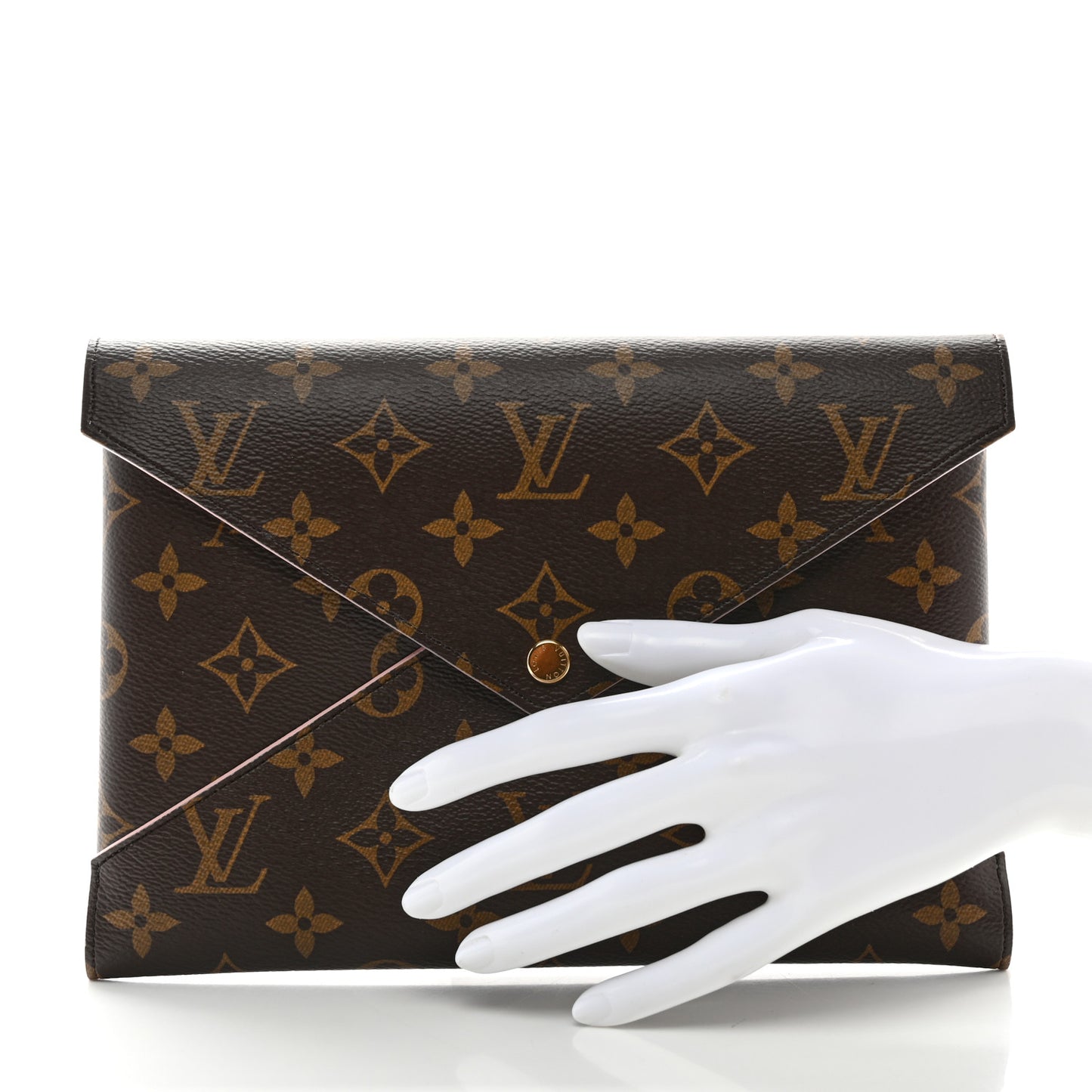 Monogram Large Kirigami Pochette Insert Rose Ballerine