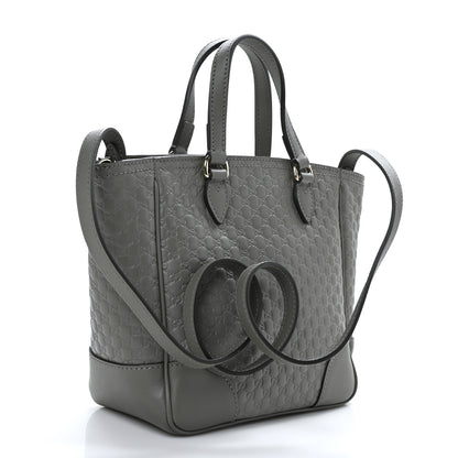 Gucci Microguccissima Small Bree Tote Graphite 3 of 9