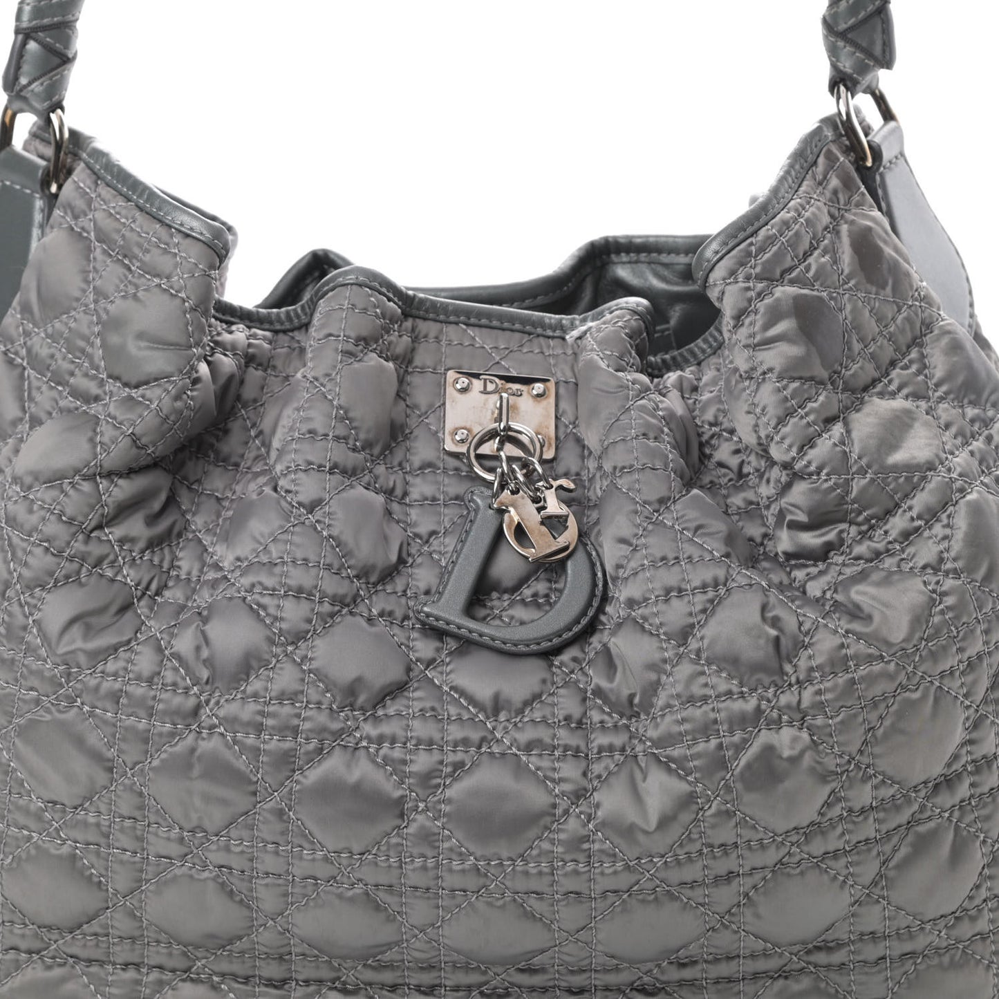 Satin Cannage Charming Hobo Grey