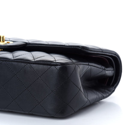 Chanel Lambskin Quilted Medium Double Flap Black 9 of 9