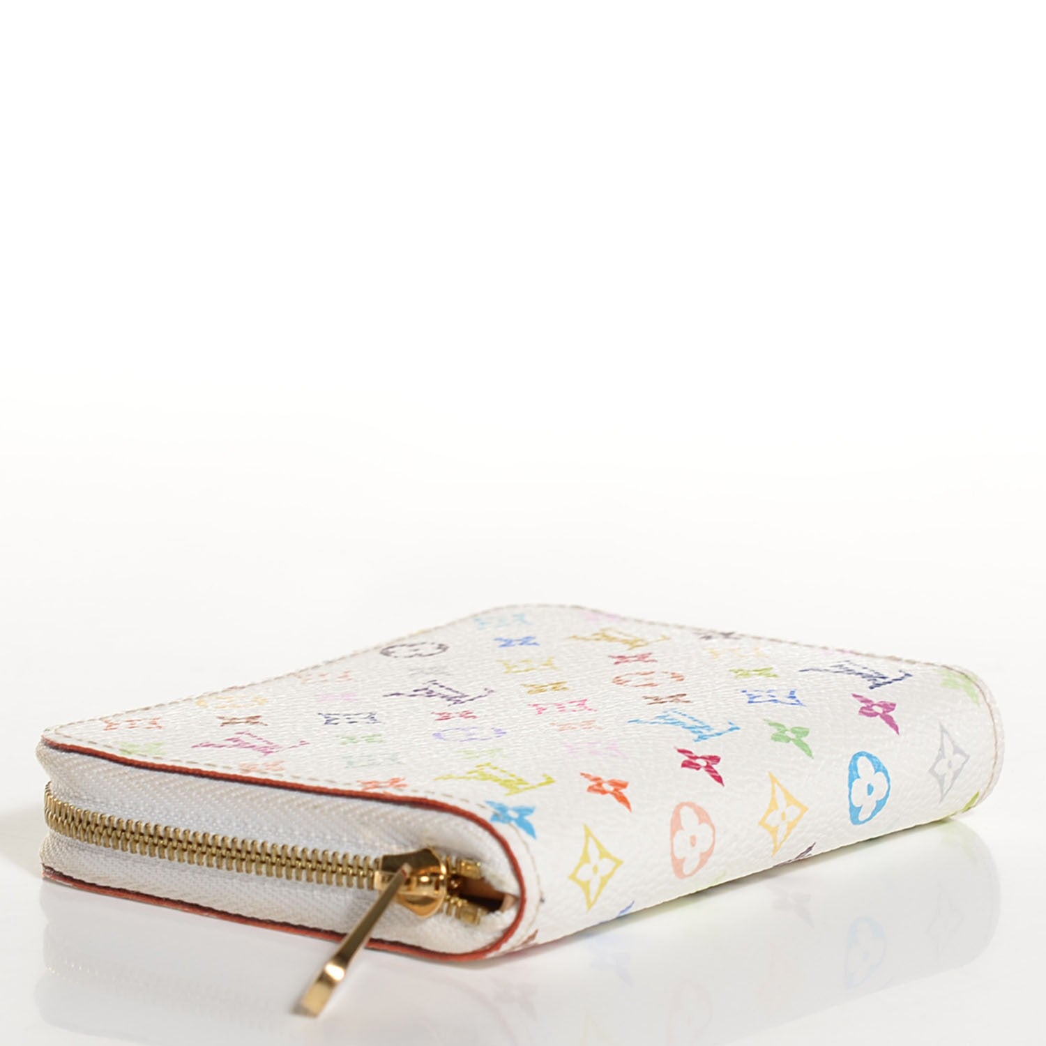 Louis Vuitton Monogram Multicolor Zippy Coin Purse White 4 of 7