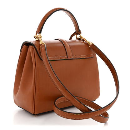 Celine Satinated Calfskin Small 16 Top Handle Bag Tan 3 of 11