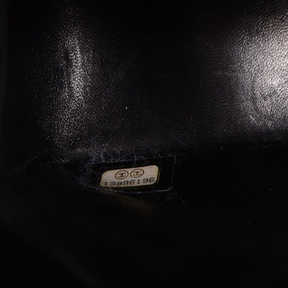 Chanel Shiny Alligator Jumbo Single Flap Black 9 of 9