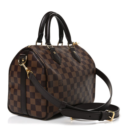 Louis Vuitton Damier Ebene Speedy Bandouliere 25 3 of 9